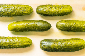 Lightly salted cucumbers, pickles