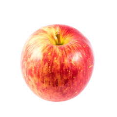 Ripe red apple Isolated with clipping path