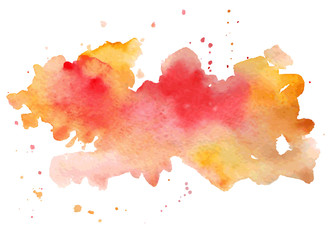 Vector watercolor abstract hand painted background.