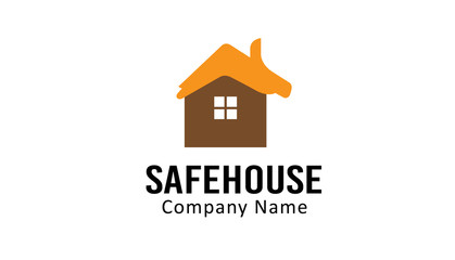 Safe House Logo template