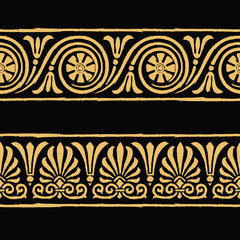 greek golden patterns