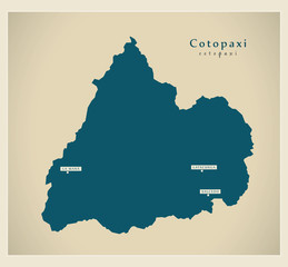 Modern Map - Cotopaxi EC