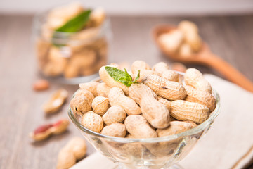 peanut in container