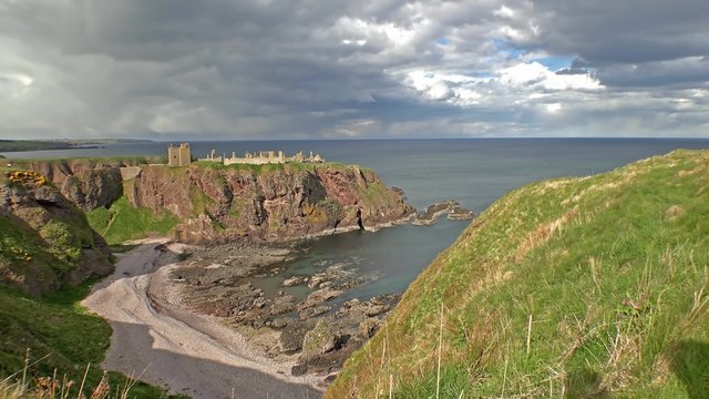 Dunnottar castle time lapse