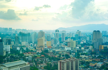 Obraz premium Kuala Lumpur skyline