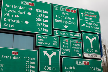 verkehrshaus der Schweiz Verkehrsschilder