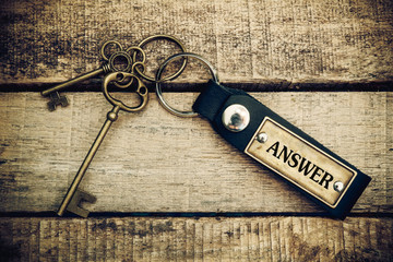 The concept of 'answer