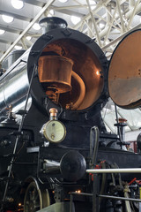 Fototapeta premium verkehrshaus der Schweiz Dampflokomotive 