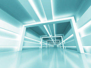Abstract Futuristic Shiny Light Architecture Background