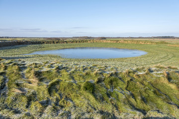 Ringwall Lembecksburg auf der Nordseeinsel Föhr