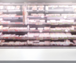 Abstract Blur Shopping Market Background