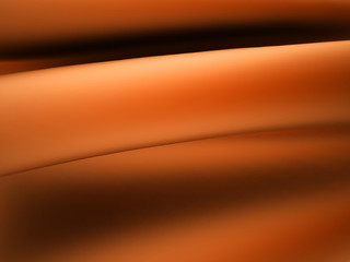 Fototapeta na wymiar Orange abstract waves