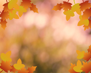 Beautiful autumnal background