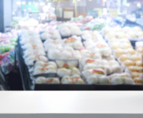 Abstract Blur Shopping Market Background