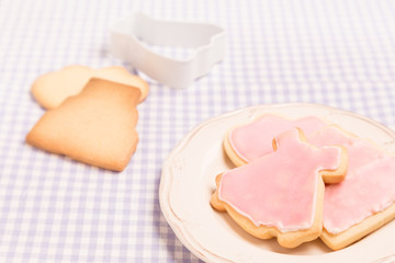 Baking of cookies