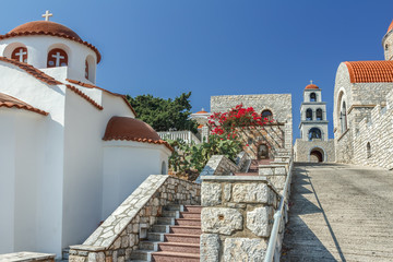 Orthodox temple of Agios Savvas on Greek Kalymnos island