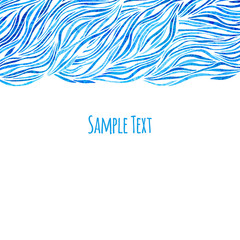 Wave background, vector illustration