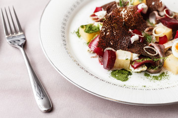 salad with beetroot