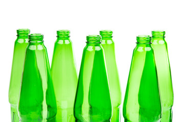 empty glass bottles