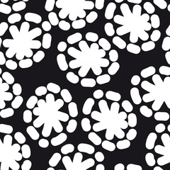 Vector seamless simple pattern. Repeating abstract background.