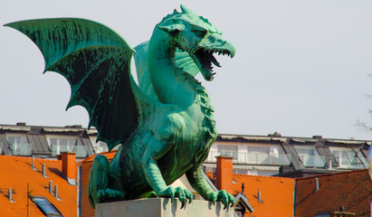 Dragon Bridge in Ljubljana