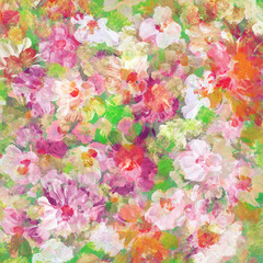 Abstract watercolor hand made painting. Floral background  - 86682412