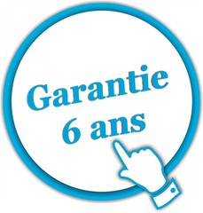 bouton garantie 6 ans