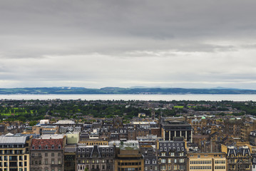 Fototapeta premium Edinburgh city view, Scotland