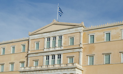Fototapeta na wymiar Greece Parliament Building in Athens
