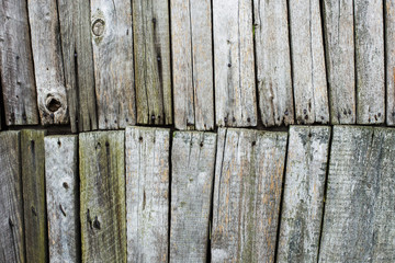 Texture of wooden planks. With a seam in the middle
