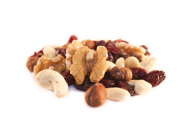Nut mix with cranberries