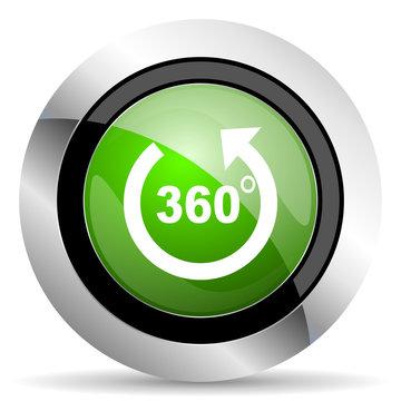 panorama icon, green button