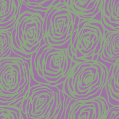 Vector seamless pattern with decorative roses. Beautiful floral background. Tender backdrop.