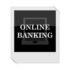 Online banking icon