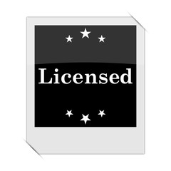 Licensed icon