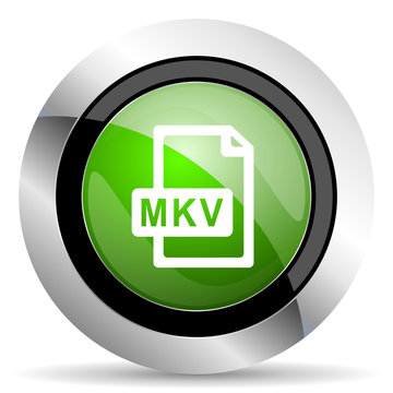 mkv file icon, green button