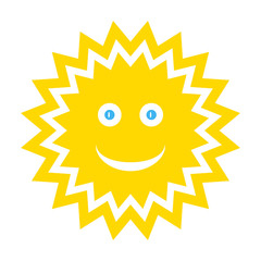 Sun icon.