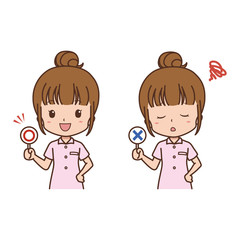 女性　回答　ナース