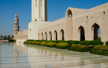 Fototapeta na wymiar Grand Mosque in Muscat Oman