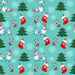  Christmas Seamless Pattern