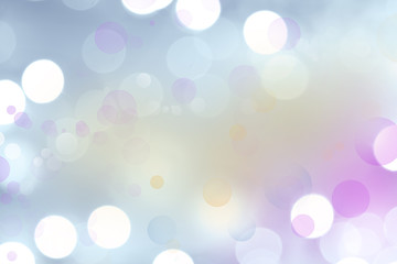 Abstract blue pink bokeh blur background