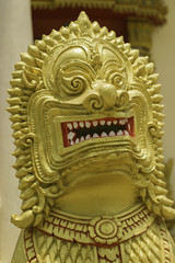 Statue Temple Ubonratchathani Thailand on April 5, 2015