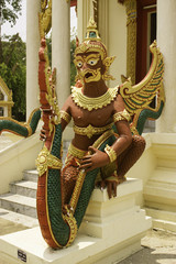 Garuda statue Temple Ubonratchathani Thailand on April 5, 2015