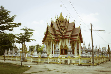 Churches Temple Ubonratchathani Thailand on April 5, 2015