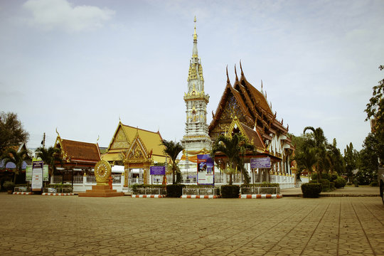 Wat Mahathat Yasothon June 2 2015:"Places of worship and temple art of Thailand" Yasothon,Thailand