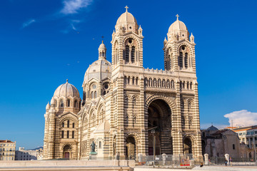 Fototapeta na wymiar Cathedral de la Major in Marseille, France