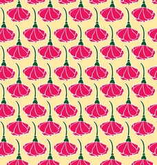 pattern of pink flowers