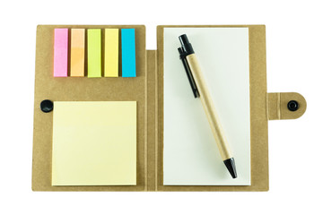 Note pad with pen