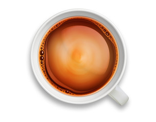 coffee and tea close-up isolated image - 86696268