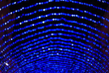 blue bokeh of light background